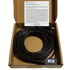 BlueRigger USB 2.0 Active Extension Cable 32ft‎ New NIB